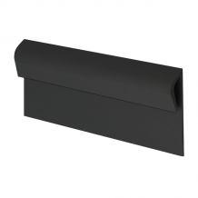 2.0m Strip - KCS02.16 Genesis Plastic Edging Capping Strip Black KCS
